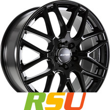 GMP Berghem black glossy 8x18"