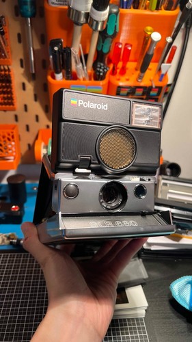 Polaroid slr680 silber chrom - polaroid, silber/chrom
