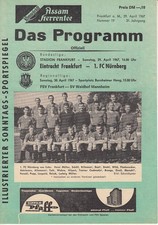 29.04.67 Eintracht Frankfurt -