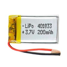 AKKU 401833 LiPo 3,7V 200mAh