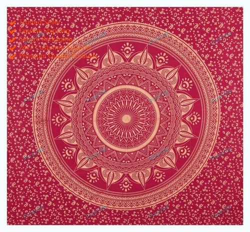 Indischer wandteppich mandala - wandteppich,