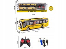 Rc Reisebus 21cm, Led Licht