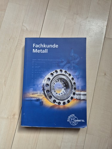 Fachkunde metall lehrbuch - metall,