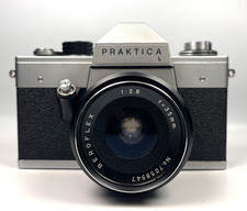 Praktica L Spiegelreflexkamera mit Beroflex 35mm f/2.8 M42 Objektiv