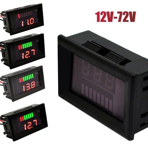 Led 12v 72v digitalanzeige - 12v,