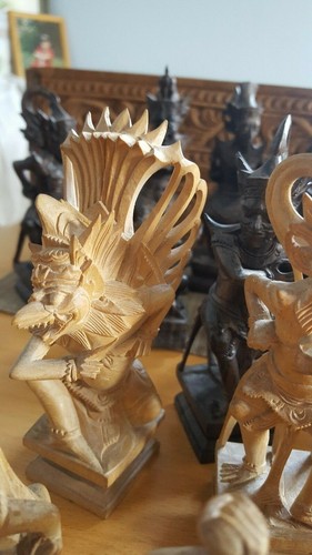 Schachfiguren antik holz - schachfiguren,