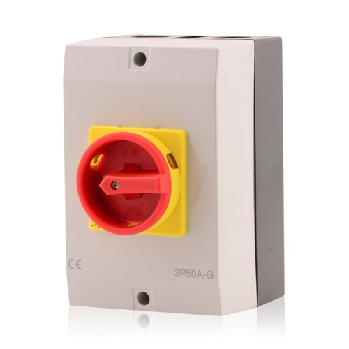Hauptschalter 50a polig - 50a, 3-polig