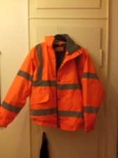 Warme Arbeitsjacke Orange Seen Neu, S