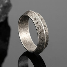Edelstahl runen ring wikinger - ring,
