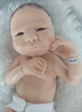 Reborn Künstlerpuppe "MAX" von Denise Kunz Pratt, 2004, 23 cm, Resin, MPG