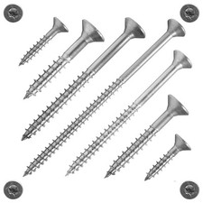 Spanplattenschrauben Edelstahl Holzschrauben Torx A2 VA V2A Teilgewinde Ø 3–6mm 