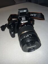 Sony Alpha a37 mit Zubehörpaket (TAMRON 18-200mm Objektiv + Top Akku + Tasche)