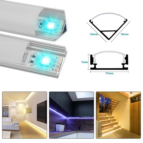 10x1m led aluminium profil - 10x1m,