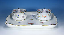 Meissen "Streublümchen" Schreibtischset  1.Wahl