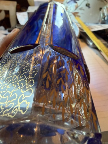 Alte große glas vase steiner - glas,