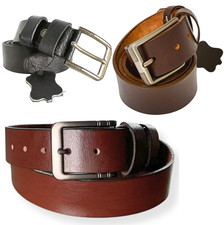 Vollrindleder  Echt Leder Gürtel  Jeans Herrengürtel Belt Schwarz Braun Cognac