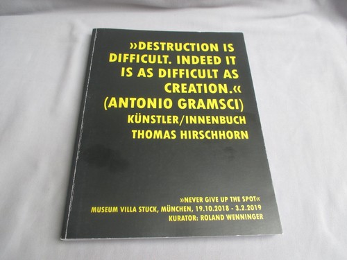 Destruction difficult - destruction, is