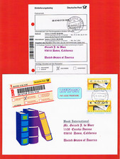 Satz-Höchstwert Sielaff & Kleinstwert Samkyung Book International-FDC Mchn./USA