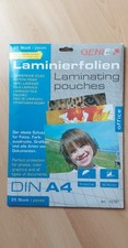 Laminierfolien DIN A4 80 Mikron Heiß Folien Laminiertaschen 25er Pack