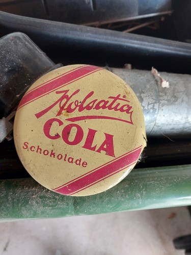 Alte blechdose holsatia cola - alte,