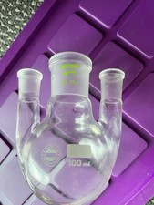 Dreihals-Rundkolben 100 ml Goldmann NS 29,2