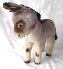 Steiff Tier -Esel mit Knopf ohne Fahne ca. 27 cm hoch ca. 24 cm breit