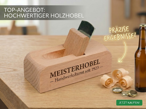 Flaschenöffner hobel - flaschenöffner, "hobel"
