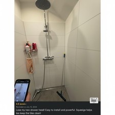 Duschabzieher, Wasserschieber, Fensterputzer, Bad, reinigend, verstellbar