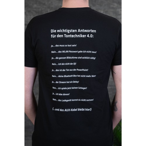 Audio antworten shirt - antworten-shirt, m
