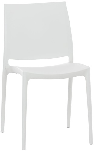 Design stuhl maya - design, weiß