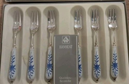 Friesisch blau kuchengabel - blau,,