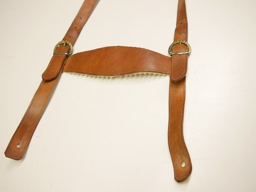 Lederhose hosenträger braun - lederhose,