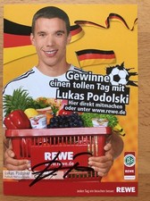 Lukas Podolski AK DFB Sonder - Autogrammkarte original signiert