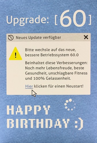 Geburtstagskarte jahre - geburtstagskarte, 60
