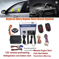 Auto Keyless Entry Engine Start Alarm System Druckknopf APP Remote Starter Stop*