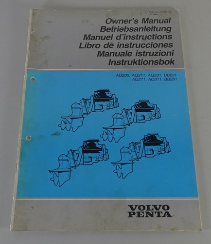 Betriebsanleitung volvo penta - betriebsanleitung,