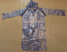 Blau gestreifter Regenmantel, Regenjacke, Friesennerz, Ostfriesennerz, 100% PVC