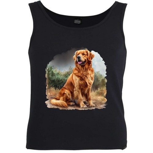 Tank top golden retriever - tank,
