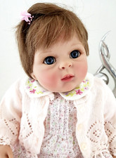 Sarah von Laura Lee Wambach Künstlerpuppe, Silikonvinyl, 50 cm, mit Zertifikat