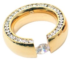 Edelstahlringe Damen Frauen