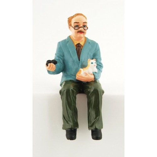 Sitzender großvater - sitzender,