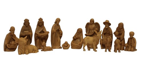 Krippenfigur set teilig - set, 15-teilig