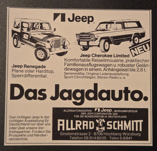 Allrad schmitt jeep - allrad,