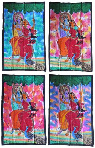 Krishna radha batiktuch - krishna,