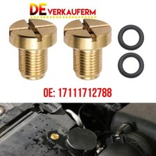 2Stück Entlüftungsschraube Schraube 17111712788 Kühler Für BMW E36 E39 E46