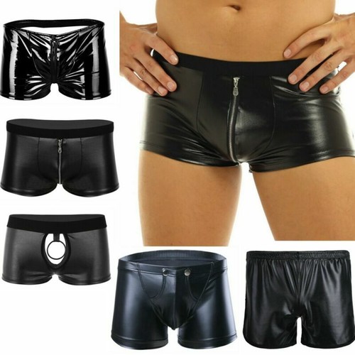 Herren boxershorts wetlook - herren,