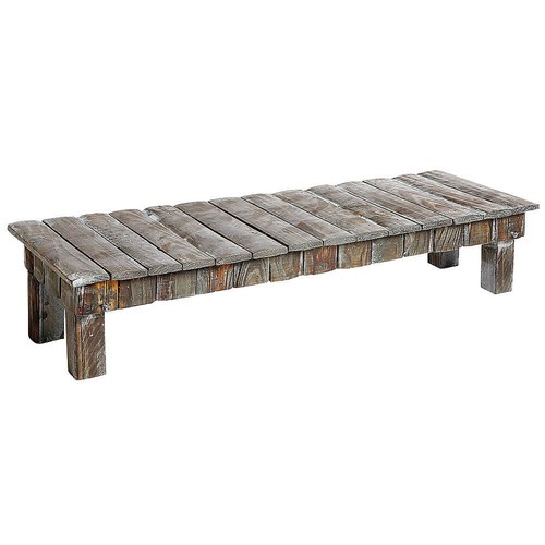 Holzsteg tischpodest - holzsteg,