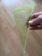 Zeichendreieck Geometrie Lineal bis 17cm