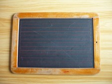 sehr alte Schiefer Schultafel