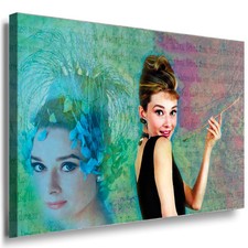 Leinwandbild Audrey Hepburn  Bild auf Leinwand Deko  kartina Top Qualität Film
